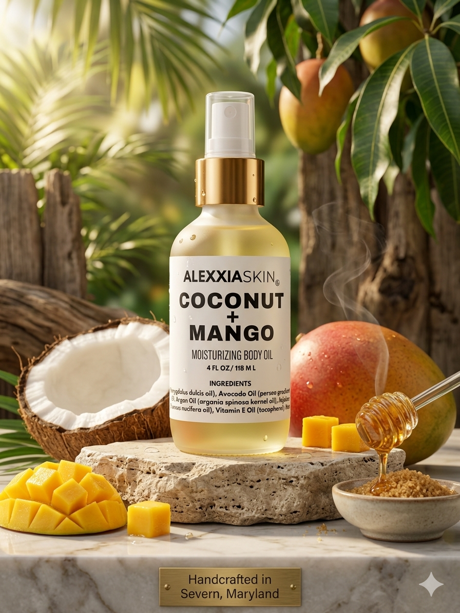 COCONUT + MANGO BODY OIL